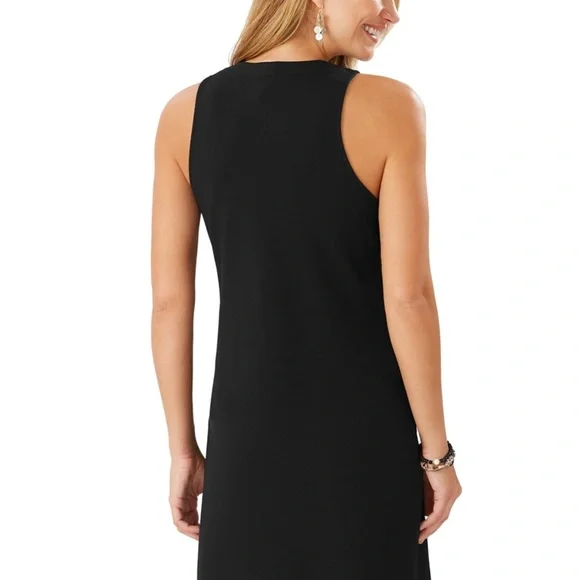 Tommy Bahama Island Cays Lace Up Spa Dress Size Small in Black - Picture 3 of 10